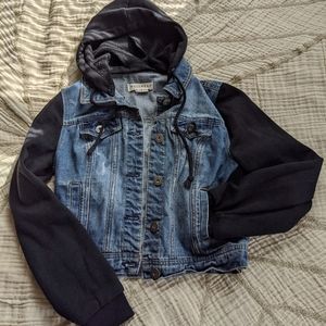 Denim sweatshirt